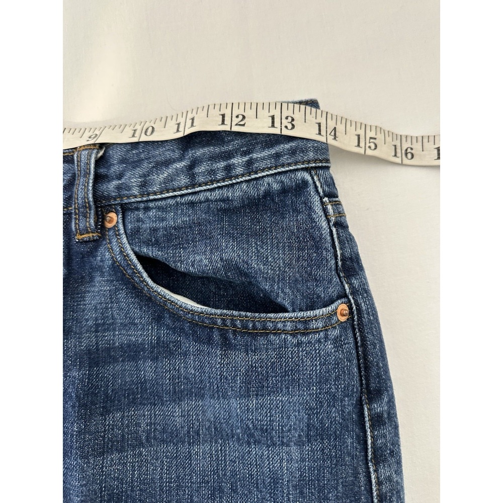Taylor Stitch Jeans Mens Slim Mid Wash Organic Selvedge Button Fly 26x32 (27x31) - Picture 7 of 10
